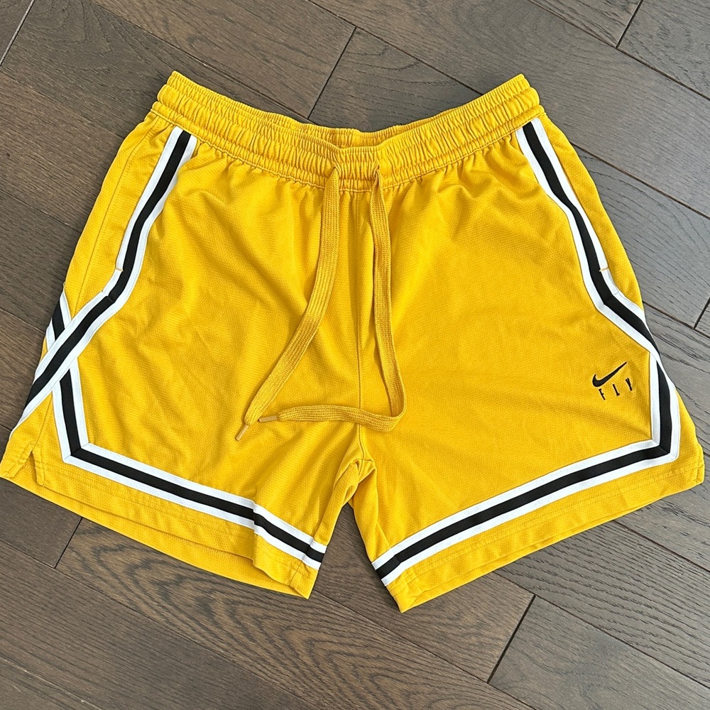Nike Women’s Yellow Basketball Shorts